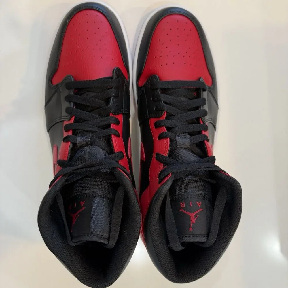 Size 12 - Men's Air Jordan 1 Mid Banned (2020) 554724 074 Brand New with Box